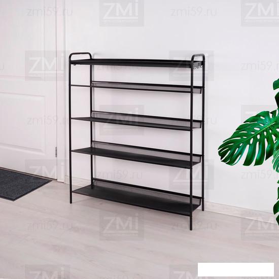 Банкетки, тумбы и полки для обуви ЗМИ Женева 35 ПДО Ж35 (черный)