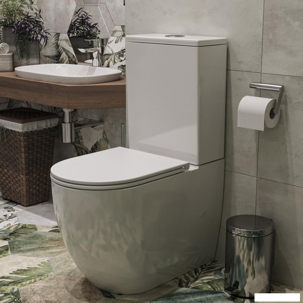 Унитаз напольный Roxen Antares Rimless Soft Close 600185-01