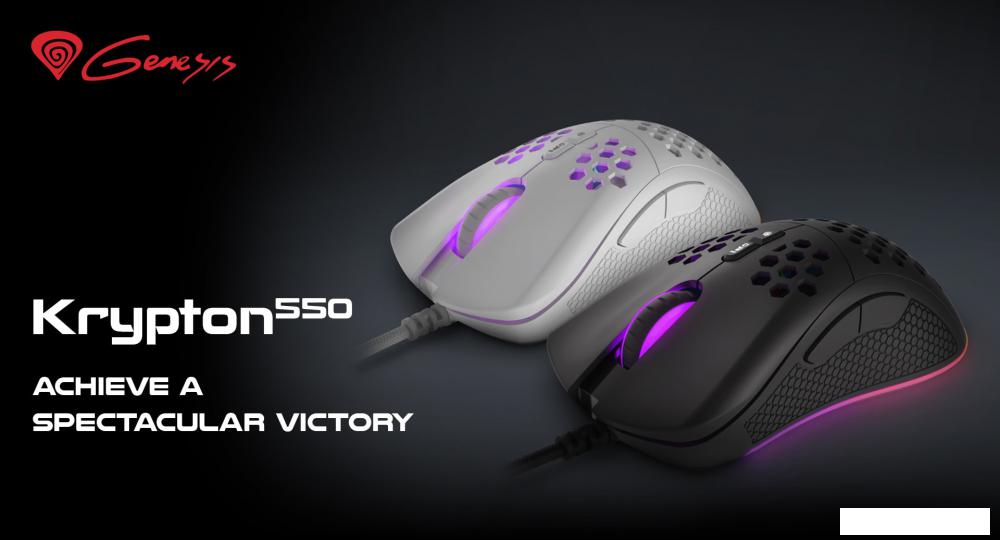 Мыши Genesis Krypton 550 (белый)