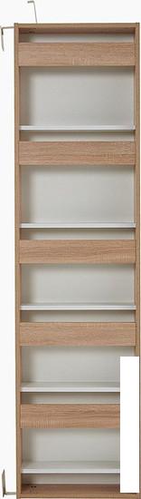 Банкетки, тумбы и полки для обуви Трия Тип 16 с зеркалом (дуб сонома/белая шагрень)