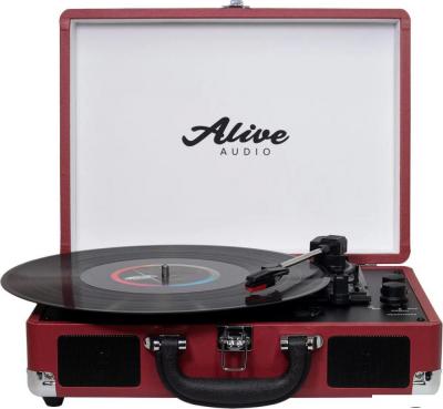 Виниловый проигрыватель Alive Audio Glam Cherry