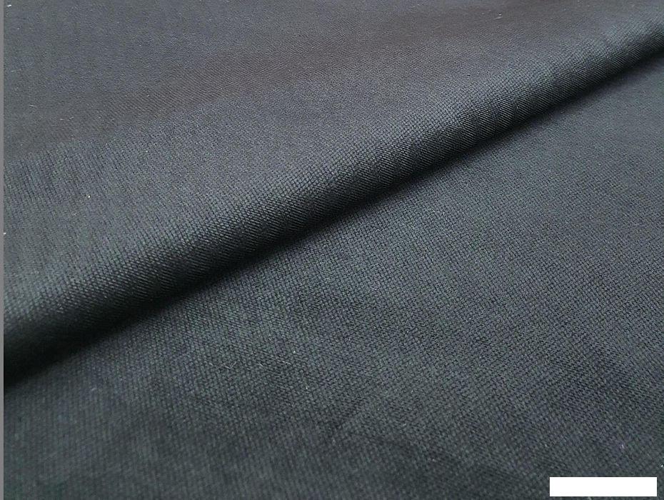 Диваны Лига диванов Дубай лайт полки справа 114330 (микровельвет черный/экокожа белый)