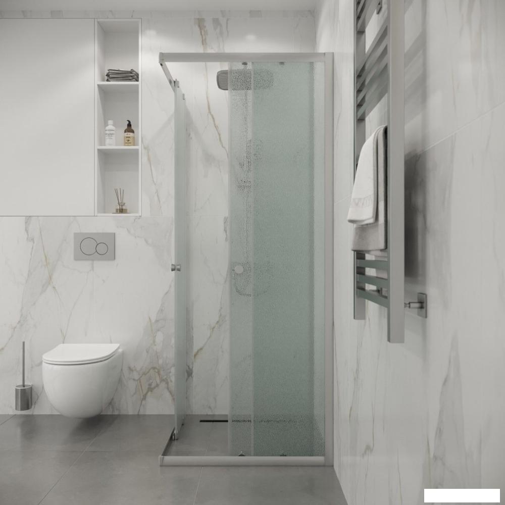 Душевой уголок Niagara Eco NG-1009-14QMT 90x90x190 (хром/стекло матовое)