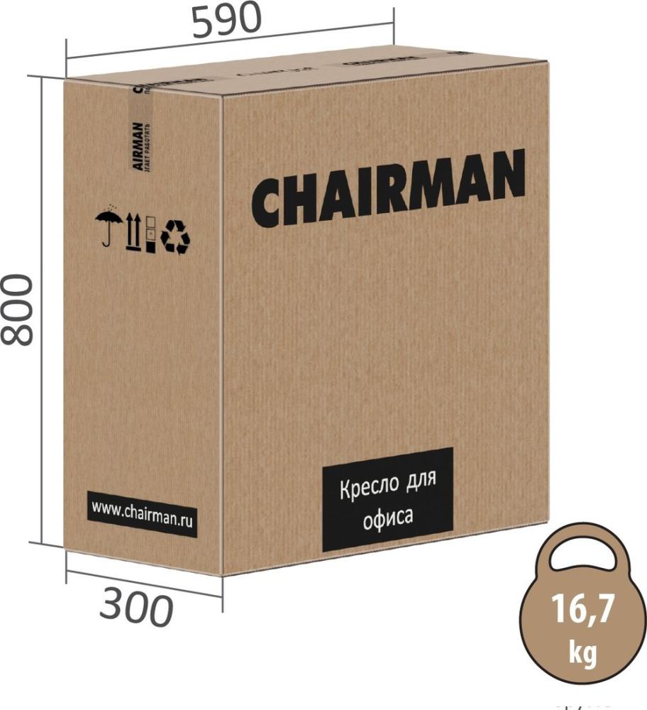 Игровое (геймерское) кресло CHAIRMAN CH26 (ткань, голубой/бежевый)