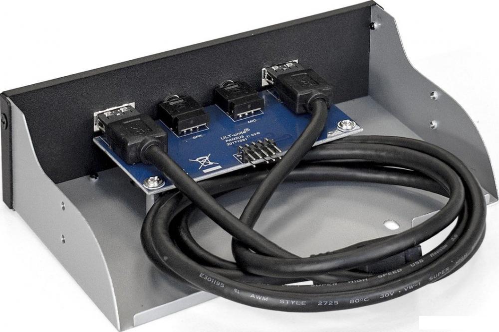 Планка портов на переднюю панель ExeGate U5H-627