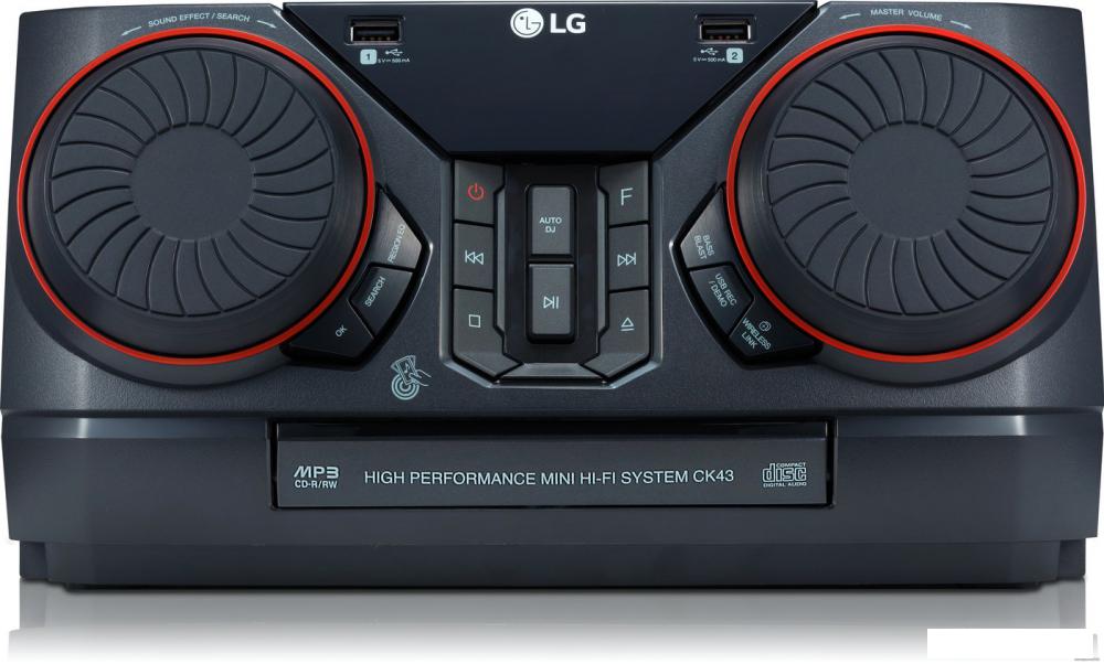 Музыкальный центр LG X-Boom CK43 (с колонками CKS43F)
