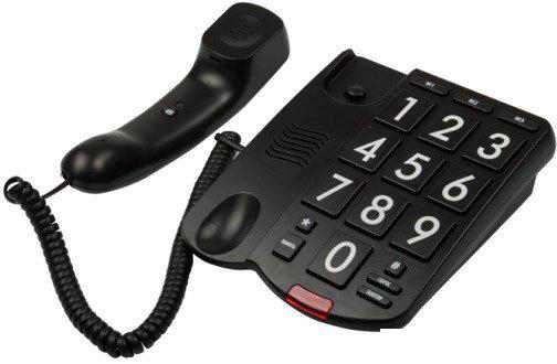 Телефонный аппарат Ritmix RT-520 (черный)