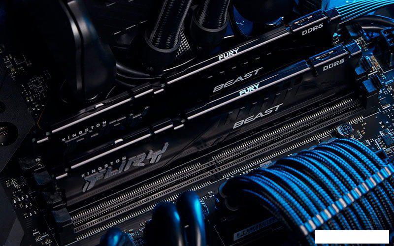 Оперативная память Kingston FURY Beast 2x64ГБ DDR5 5600МГц KF556C36BBEK2-128