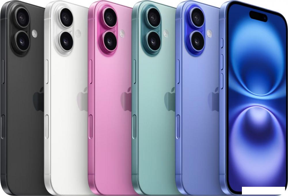 Смартфон Apple iPhone 16 128GB (бирюзовый)