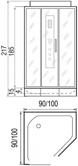 Душевая кабина River Penta 100