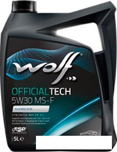 Моторное масло Wolf Official Tech 5W-30 MS-F 5л