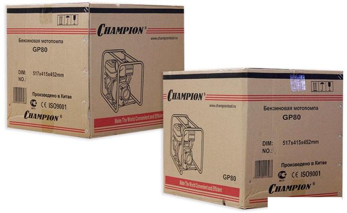 Мотопомпа Champion GP80