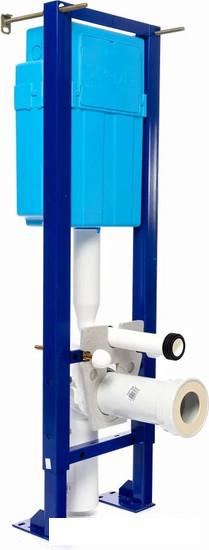 Инсталляции для унитазов, раковин, биде и писсуаров SIAMP Bcu Ingenio с панелью Cut (хром глянец)