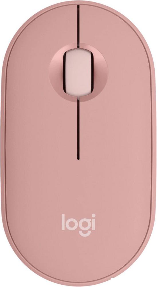 Мышь Logitech Pebble Mouse 2 M350s (розовый)