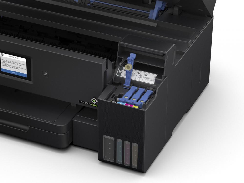 МФУ Epson L14150 (ресурс стартовых контейнеров 7500/6000, чернила 001)