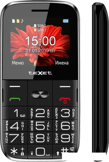 Телефон TeXet TM-B227 (черный)