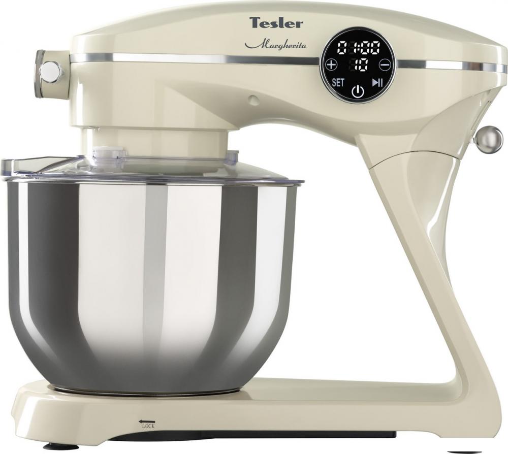 Кухонные комбайны, машины и планетарные миксеры Tesler KM-1860 (бежевый)