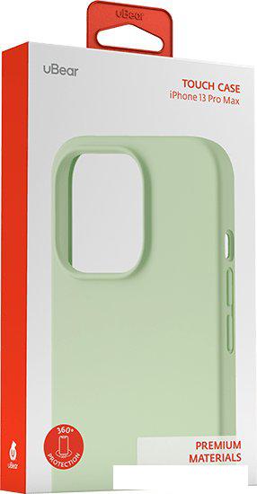 Чехол для телефона uBear Touch Case для iPhone 13 Pro Max (светло-зеленый)