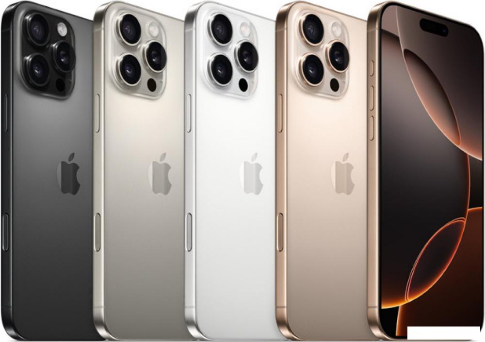 Смартфон Apple iPhone 16 Pro Max 256GB (белый титан)