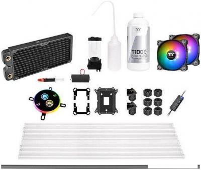 Система жидкостного охлаждения для процессора Thermaltake Pacific C240 DDC Hard Tube Water Cooling Kit CL-W242-CU12SW-A