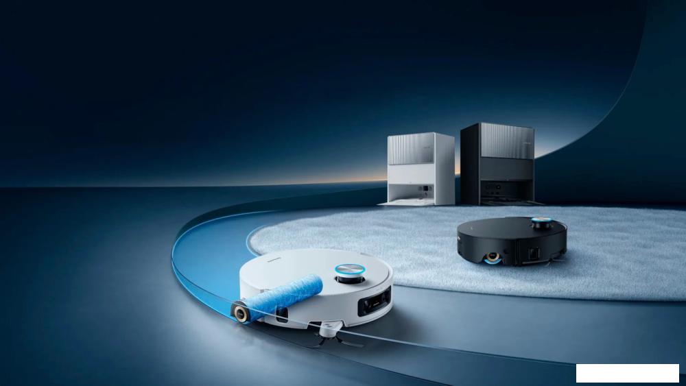 Роботы-пылесосы Dreame Robot Vacuum Aqua10 Ultra Roller Complete Black RLH71DE-1 (евровилка, черный)