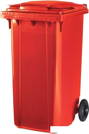 Мусорки, урны, контейнеры для мусора ESE 240 л (красный)