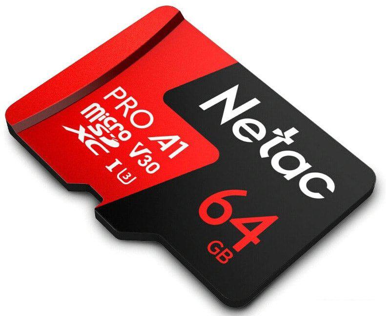 Карта памяти Netac P500 Extreme Pro 64GB NT02P500PRO-064G-S