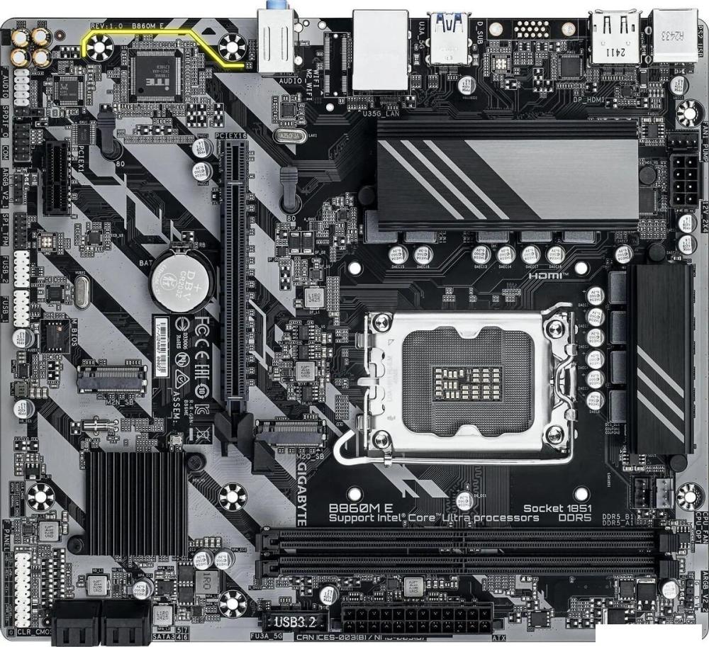 Материнская плата Gigabyte B860M E