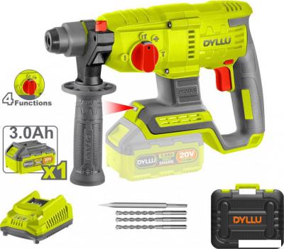 Перфоратор Dyllu DTLM1522 (с 1-им АКБ 3 Ач, кейс)