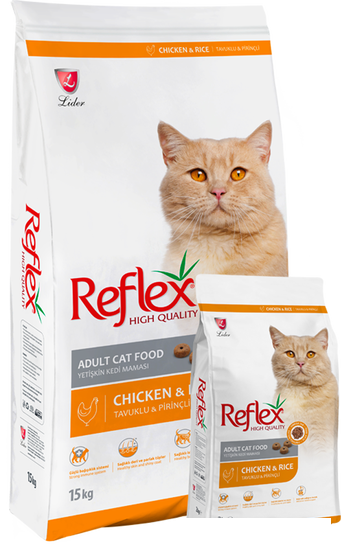 Корма для кошек Reflex Adult Cat Food with Chicken 15 кг