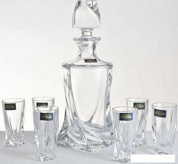 Набор стопок (шотов) Crystalite Bohemia Quadro 2K9/99999/9/99A44/457-7MK