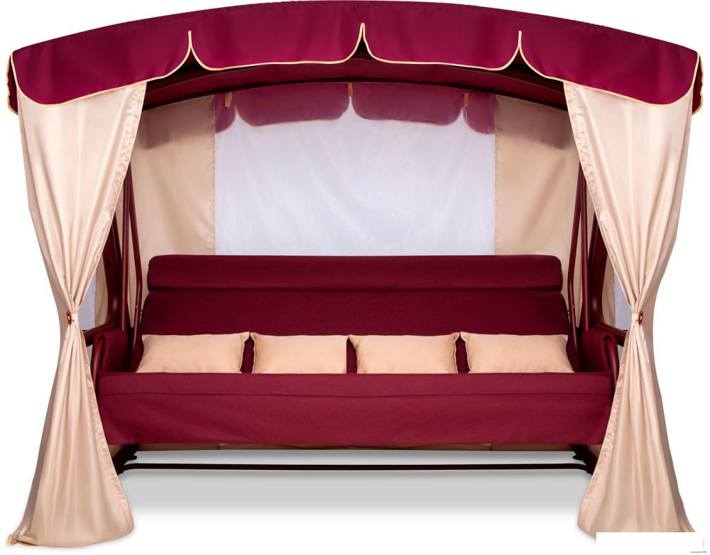 Садовые качели Arno-Werk Роттердам (бордовый)