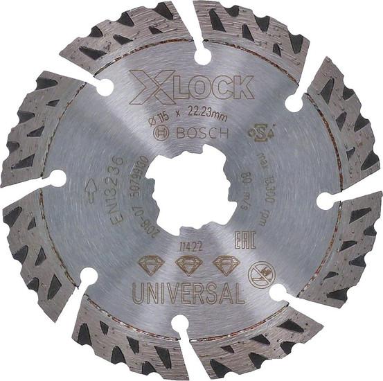 Отрезной диск алмазный  Bosch X-Lock Best Universal 2608615161