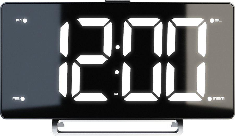 Настольные часы Soundmax SM-1561U (черный/белый)