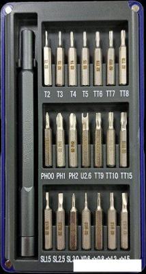 Набор отвертка с битами Workpro WP200511 (21пр)