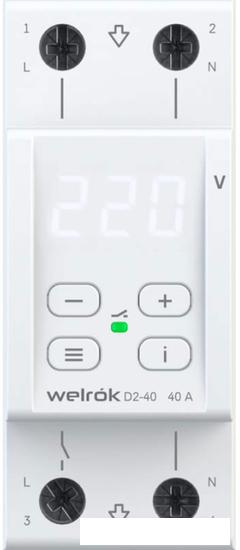 Реле напряжения Welrok D2-40