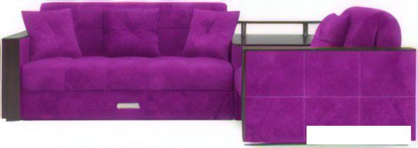 Диваны Мебель-АРС Прага (фиолетовый)