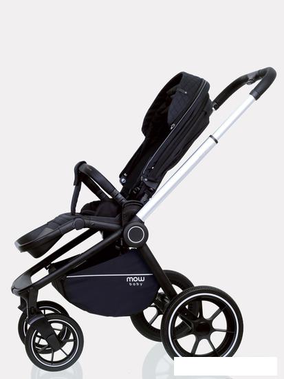 Детские коляски и аксессуары Rant MOWbaby Zoom PU (3 в 1, silver black)