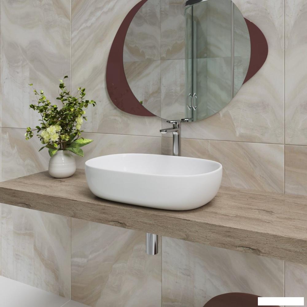 Умывальник Lauter 21836 + клапан 21190CH + сифон 21635CH (хром)