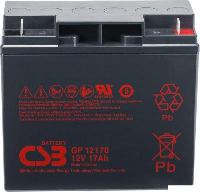 Аккумулятор для ИБП CSB Battery GP12170 (12В/17 А·ч)