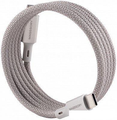 Беспроводное зарядное Magssory Disc Signature Edition 3 в 1 для Apple WCH033 (титановый)