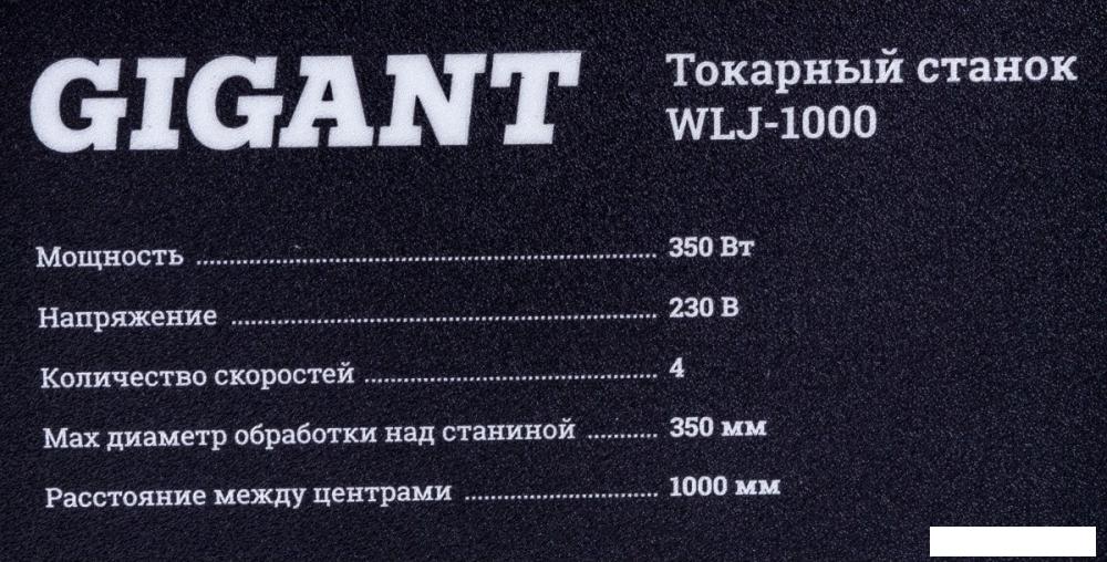 Токарный станок Gigant WLJ-1000