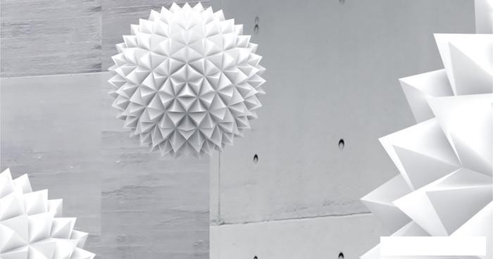 Обои ФабрикаФресок 3D Шары и бетонные стены 864270 (400x270)