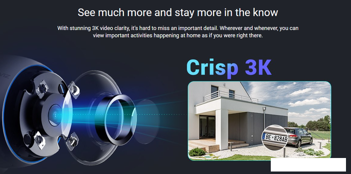 IP-камеры Ezviz H3 3K CS-H3-R100-1J5WKFL (2.8 мм)