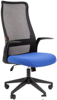 Офисное кресло CHAIRMAN 573 (черный/синий)
