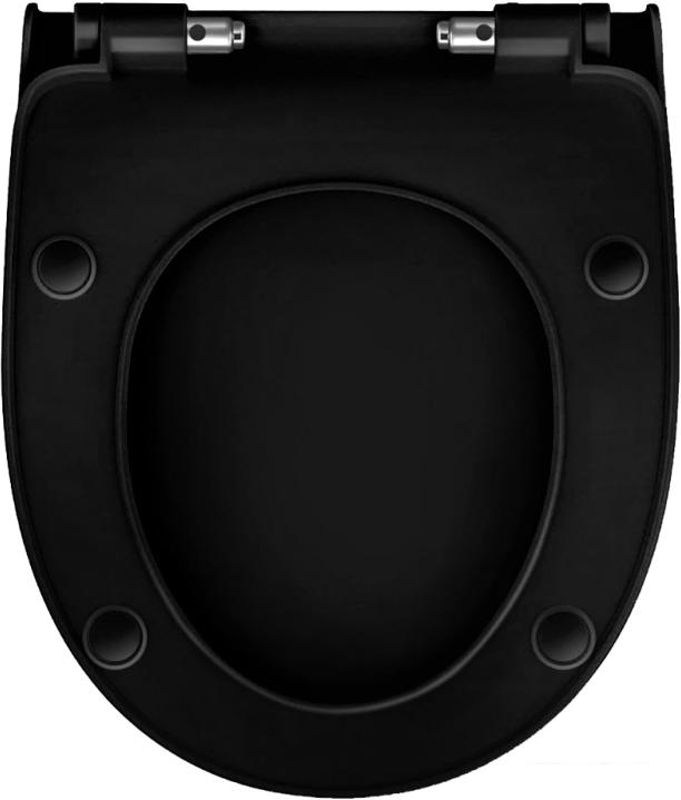 Сиденье для унитаза Berges Wasserhaus Real Slim Black SO 010403
