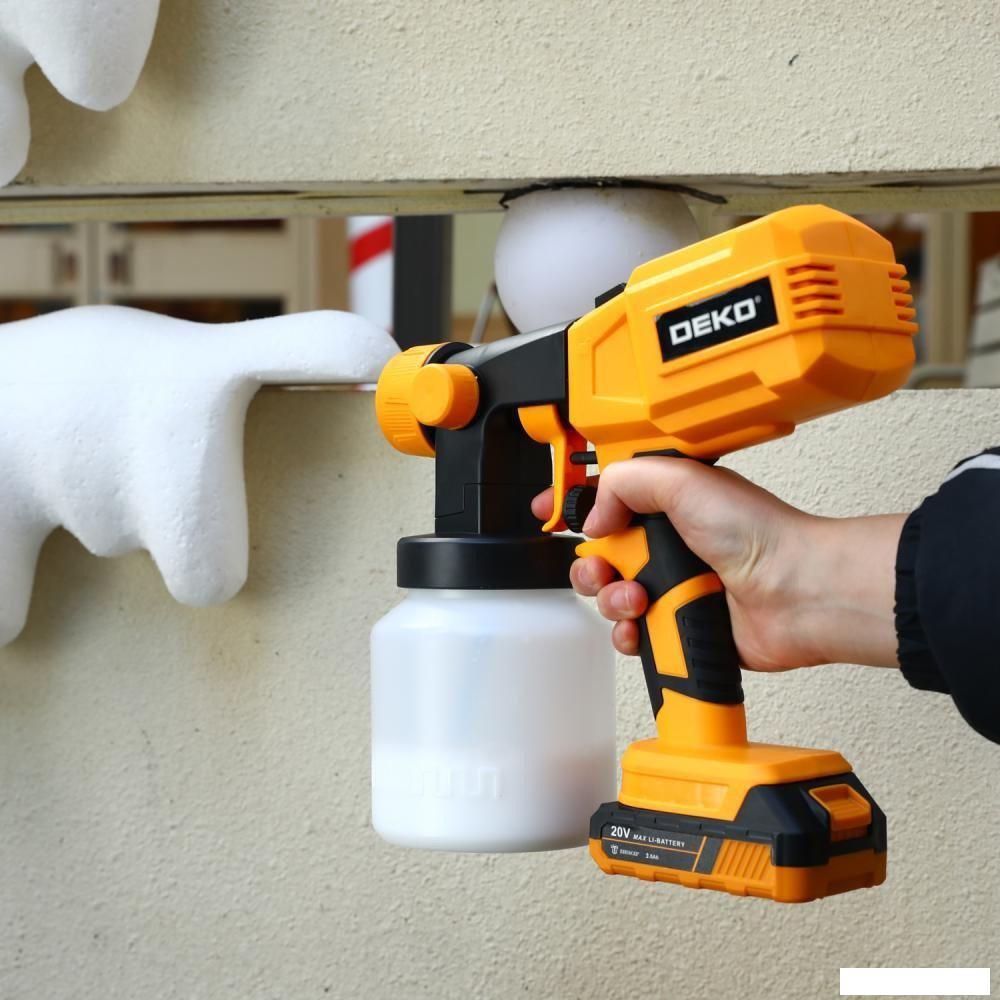 Краскораспылитель Deko SG20DK 083-1133 (с 1-им АКБ)