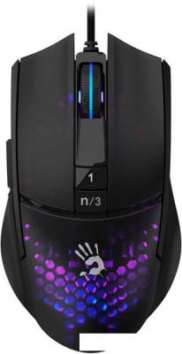 Игровая мышь A4Tech Bloody L65 Max (черный/фиолетовый)
