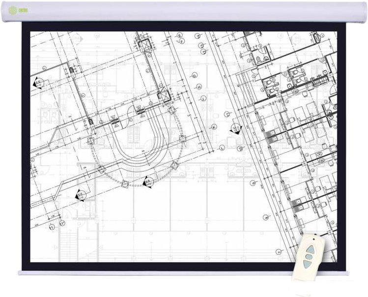 Проекционный экран CACTUS Motoscreen CS-PSM-180x180