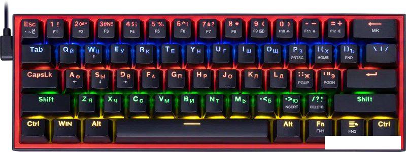 Клавиатура Redragon Fizz (Redragon Melt-Gold, черный/красный)